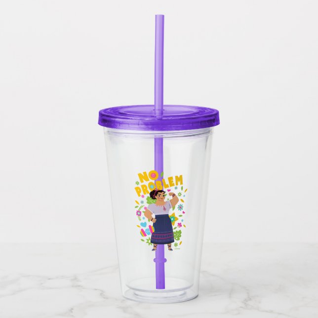 Encanto | Luisa - No Problem Acrylic Tumbler (Front)