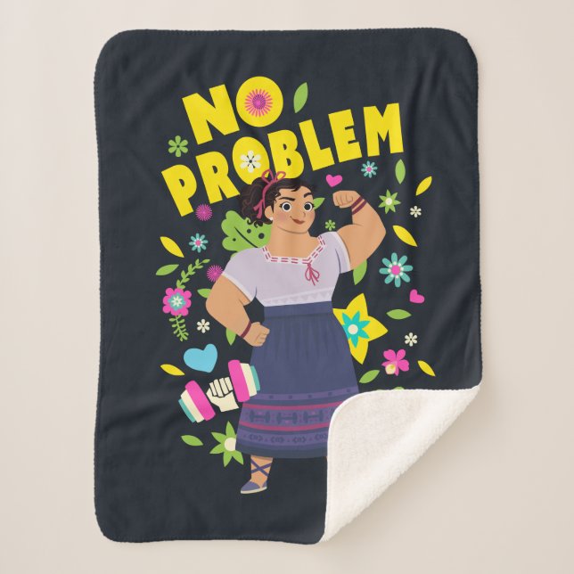 Encanto | Luisa - No Problem Sherpa Blanket (Front)