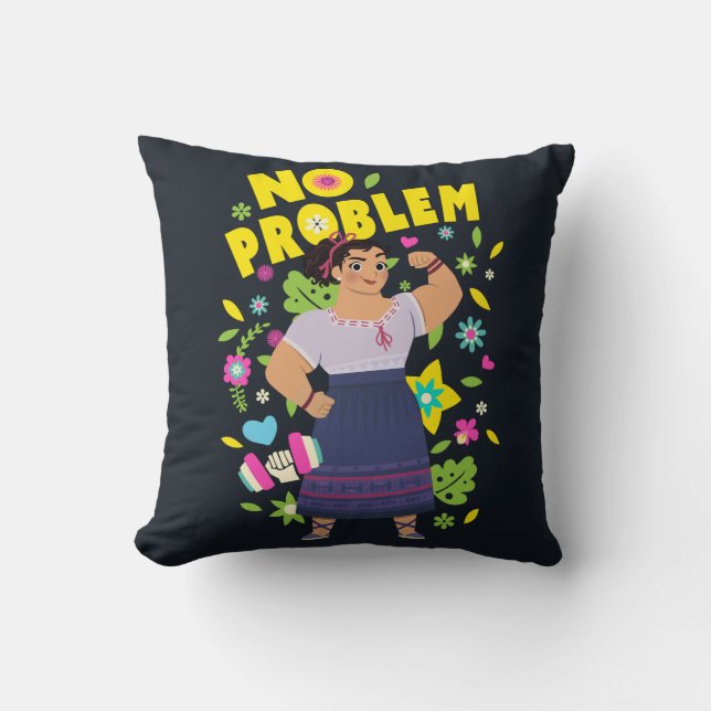Encanto | Luisa - No Problem Throw Pillow (Front)