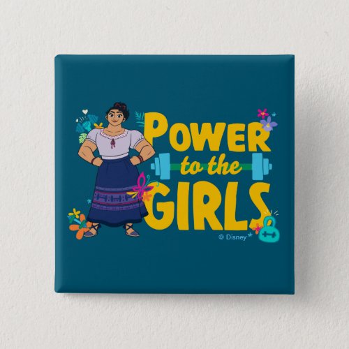 Encanto  Luisa _ Power to the Girls Button