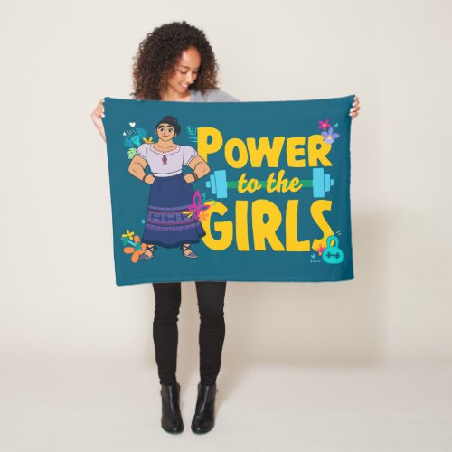 Encanto  Luisa _ Power to the Girls Fleece Blanket