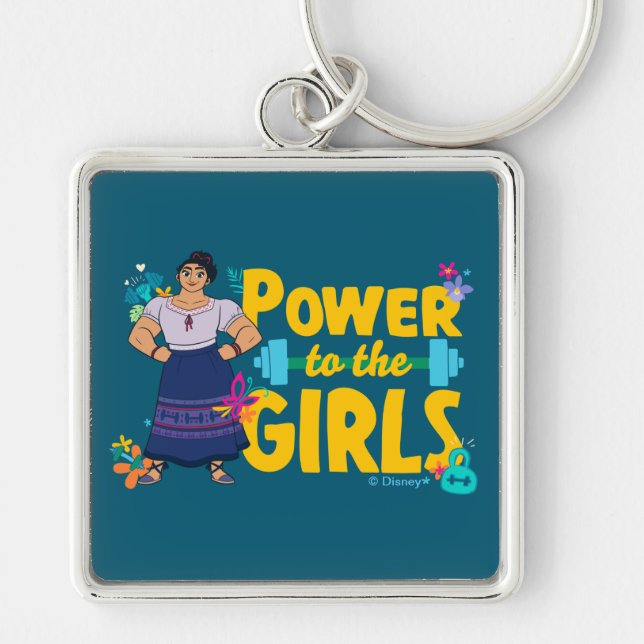 Encanto | Luisa - Power to the Girls Keychain (Front)