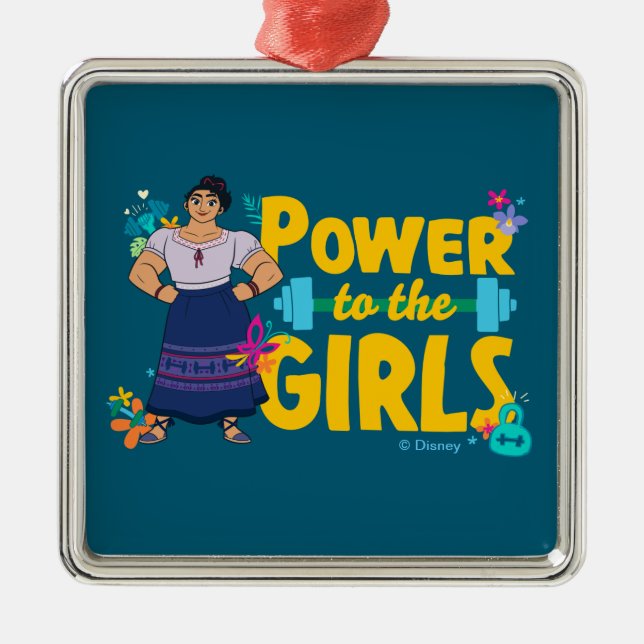 Encanto | Luisa - Power to the Girls Metal Ornament (Front)