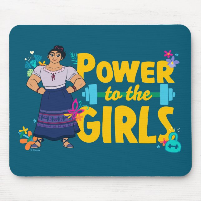 Encanto | Luisa - Power to the Girls Mouse Pad (Front)
