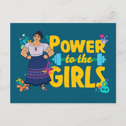 Encanto  Luisa _ Power to the Girls Postcard