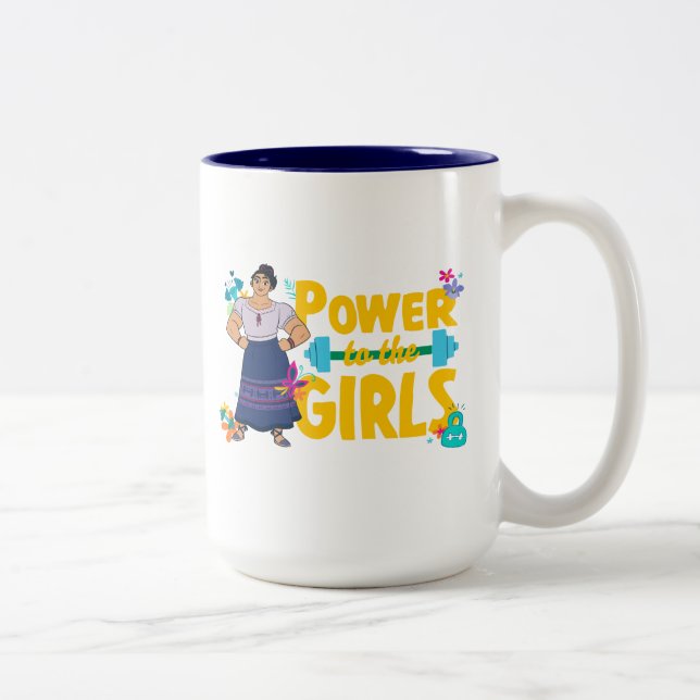 Encanto | Luisa - Power to the Girls Two-Tone Coffee Mug (Right)