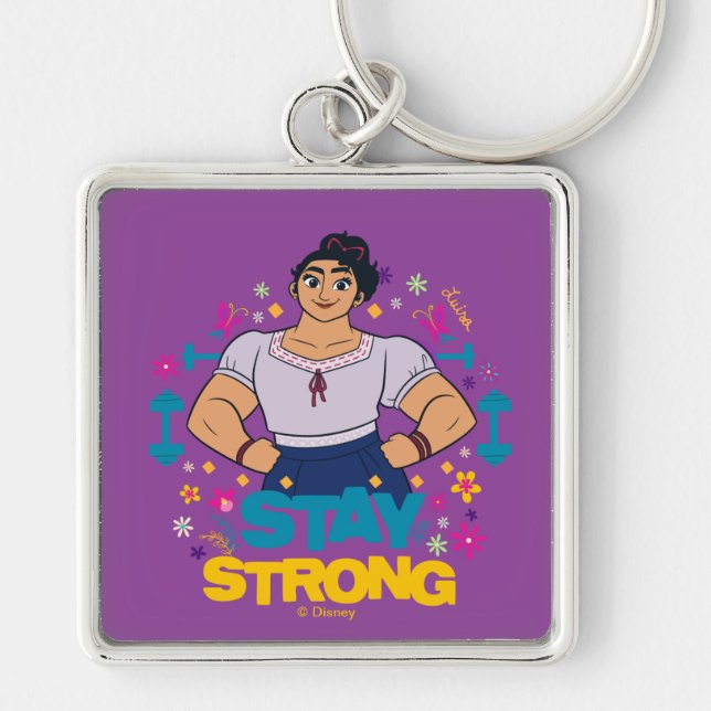 Encanto | Luisa - Stay Strong Keychain (Front)