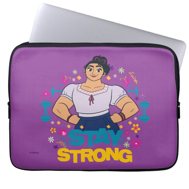 Encanto | Luisa - Stay Strong Laptop Sleeve (Front)
