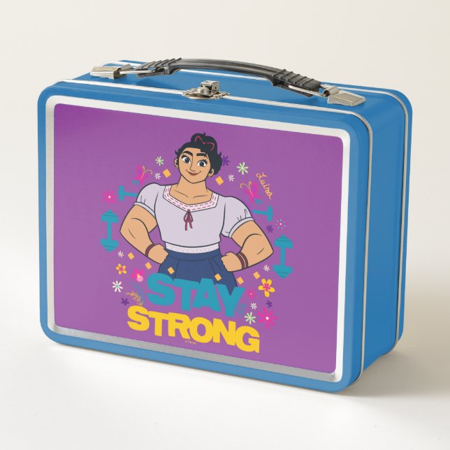 Encanto | Luisa - Stay Strong Metal Lunch Box (Front)