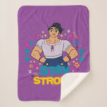 Encanto | Luisa - Stay Strong Sherpa Blanket at Zazzle