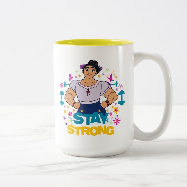 Encanto | Luisa - Stay Strong Two-Tone Coffee Mug (Right)