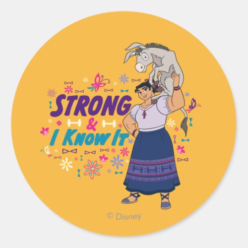 Encanto | Luisa - Strong & I Know It Classic Round Sticker