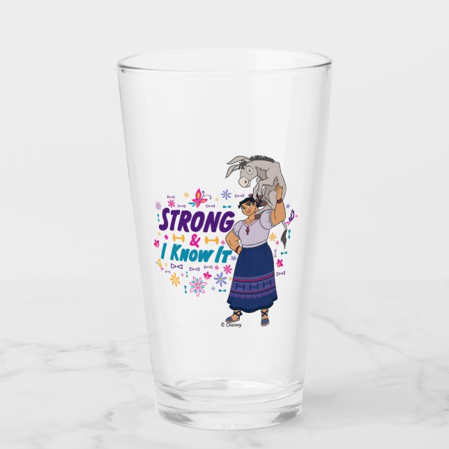 Encanto | Luisa - Strong & I Know It Glass (Front)