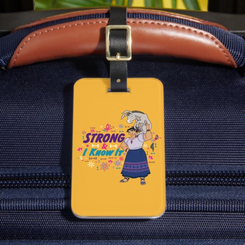 Encanto  Luisa _ Strong  I Know It Luggage Tag