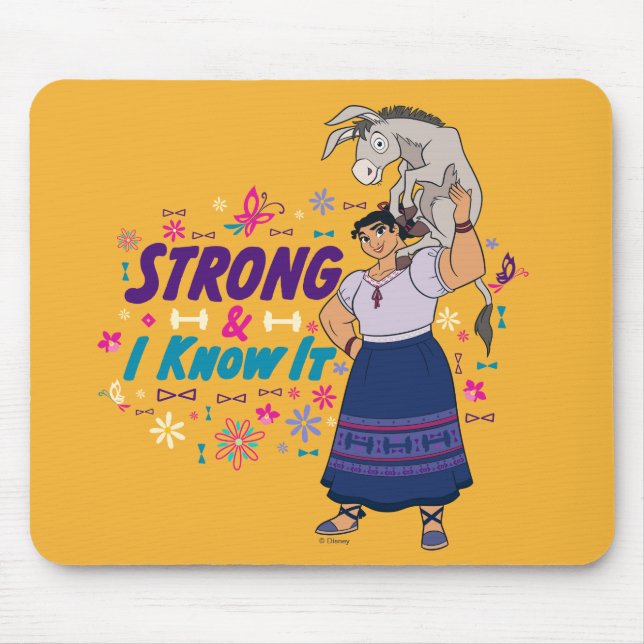Encanto | Luisa - Strong & I Know It Mouse Pad (Front)