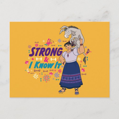 Encanto  Luisa _ Strong  I Know It Postcard