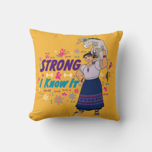 Encanto Luisa - Strong & I Know It Throw Pillow