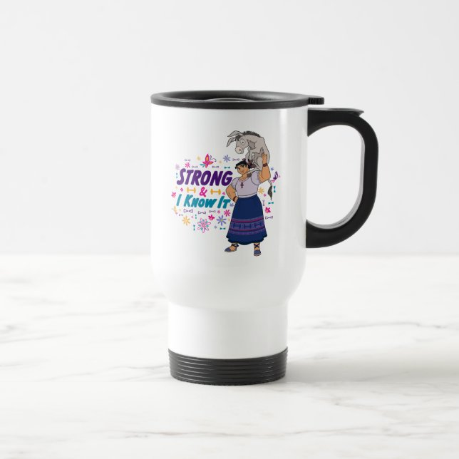 Encanto | Luisa - Strong & I Know It Travel Mug (Right)
