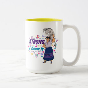 Encanto Luisa - Strong & I Know It Two-Tone Coffee Mug
