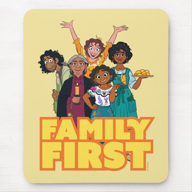 Encanto | Madrigal Family - Family First Mouse Pad (Front)