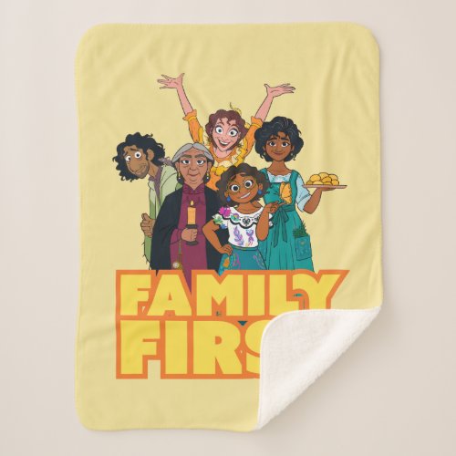 Encanto  Madrigal Family _ Family First Sherpa Blanket