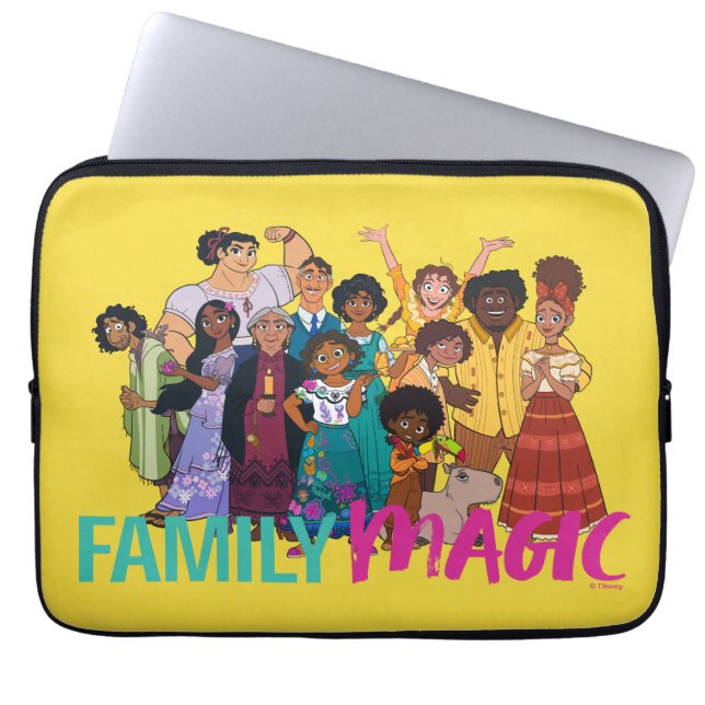 Encanto | Madrigal Family - Family Magic Laptop Sleeve (Front)