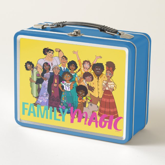 Encanto | Madrigal Family - Family Magic Metal Lunch Box (Front)