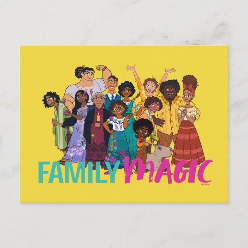 Encanto  Madrigal Family _ Family Magic Postcard