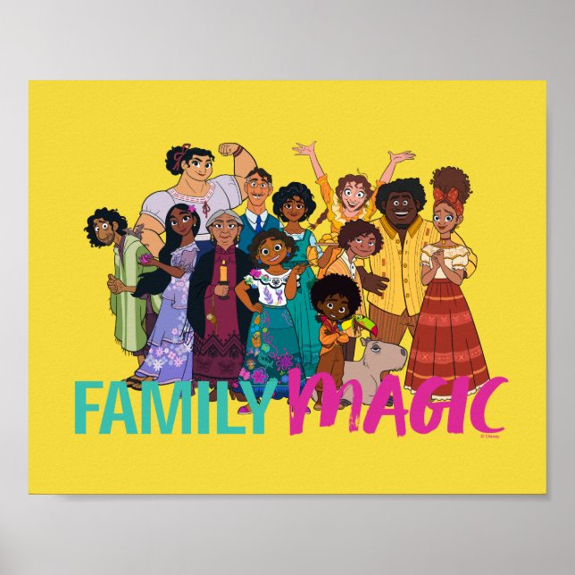 Encanto | Madrigal Family - Family Magic Poster (Front)