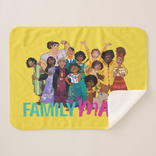 Encanto  Madrigal Family _ Family Magic Sherpa Blanket