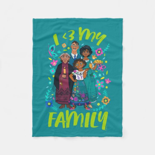 Encanto  Madrigal Family _ I 3 My Family Fleece Blanket