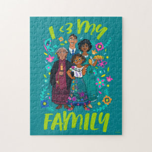 Encanto   Madrigal Family - I <3 My Family Jigsaw Puzzle