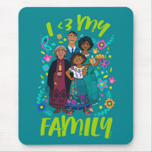 Encanto Madrigal Family - I <3 My Family Mouse Pad