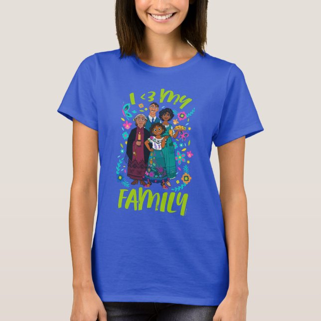 Encanto | Madrigal Family - I <3 My Family T-Shirt (Front)