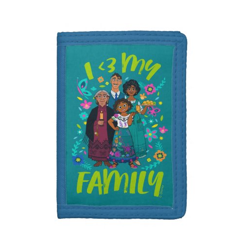 Encanto  Madrigal Family _ I 3 My Family Trifold Wallet