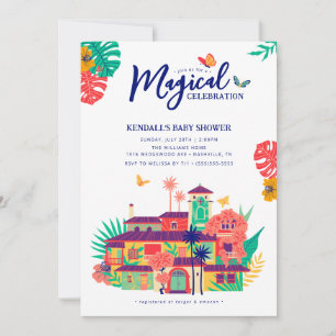 Encanto Magical Casa Madrigal Baby Shower Invitation