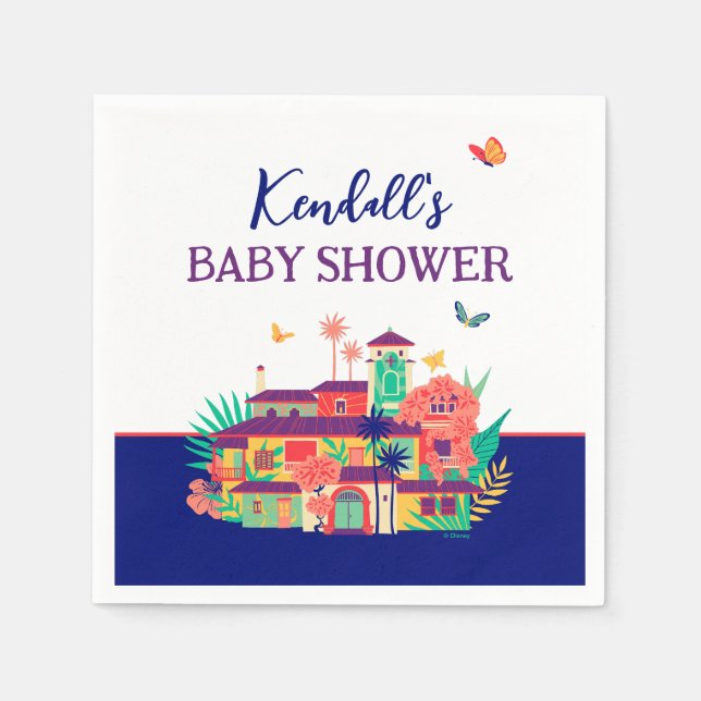 Encanto Magical Casa Madrigal Baby Shower Napkins (Front)