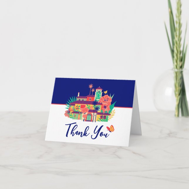Encanto Magical Casa Madrigal Baby Shower Thank You Card (Front)
