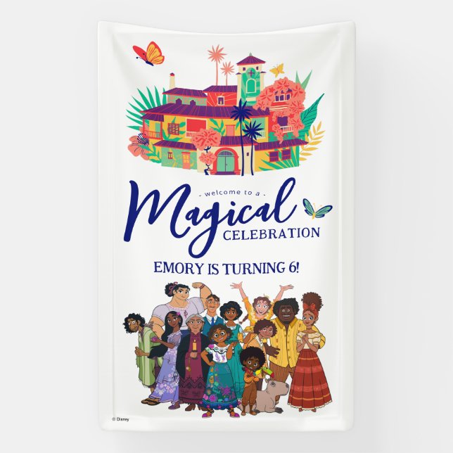 Encanto Magical Casa Madrigal Birthday Banner (Vertical)