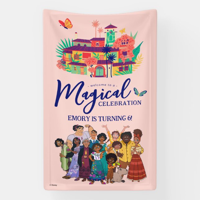 Encanto Magical Casa Madrigal Birthday Banner (Vertical)