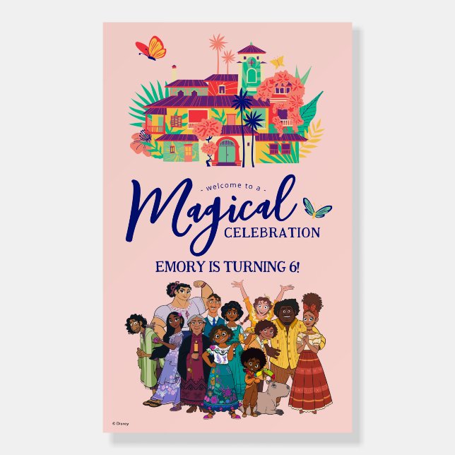 Encanto Magical Casa Madrigal Birthday Foam Board (Front)