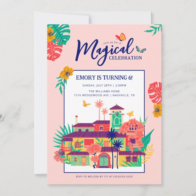 Encanto Magical Casa Madrigal Birthday Invitation (Front)