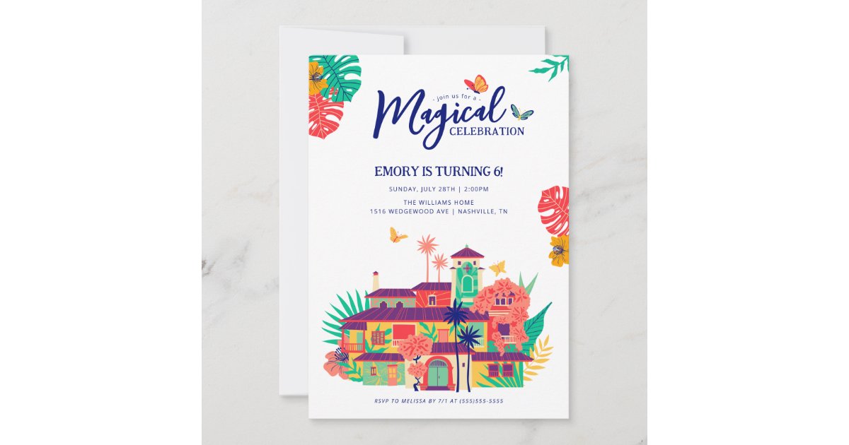 Encanto Video Invitation, Animated Encanto Invite