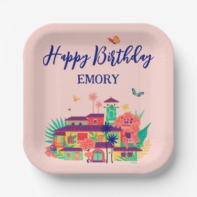 Encanto Magical Casa Madrigal Birthday Paper Plates