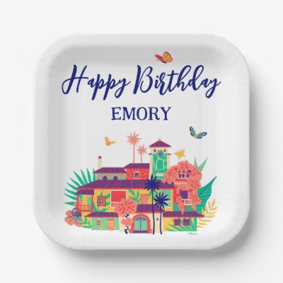 Encanto Magical Casa Madrigal Birthday Paper Plates