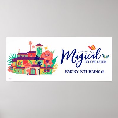 Encanto Magical Casa Madrigal Birthday Poster