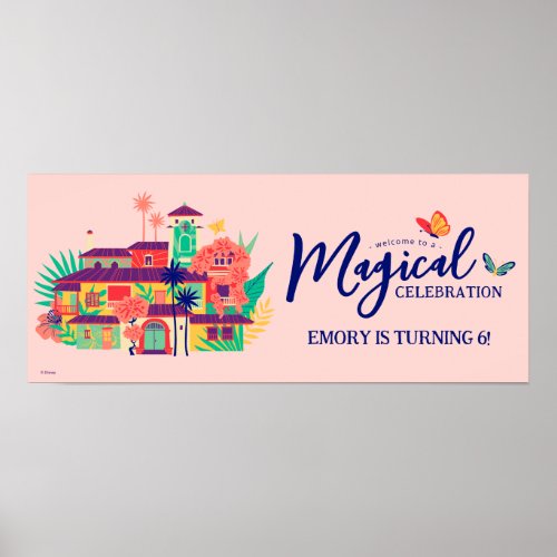 Encanto Magical Casa Madrigal Birthday Poster
