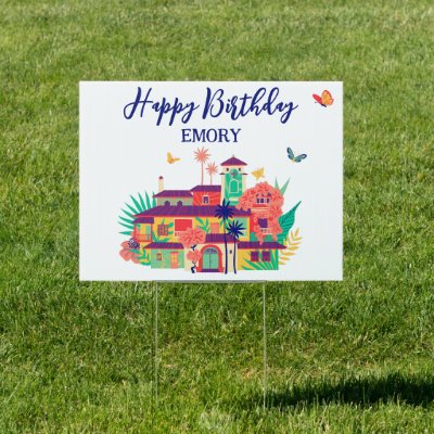 Encanto Magical Casa Madrigal Birthday Sign