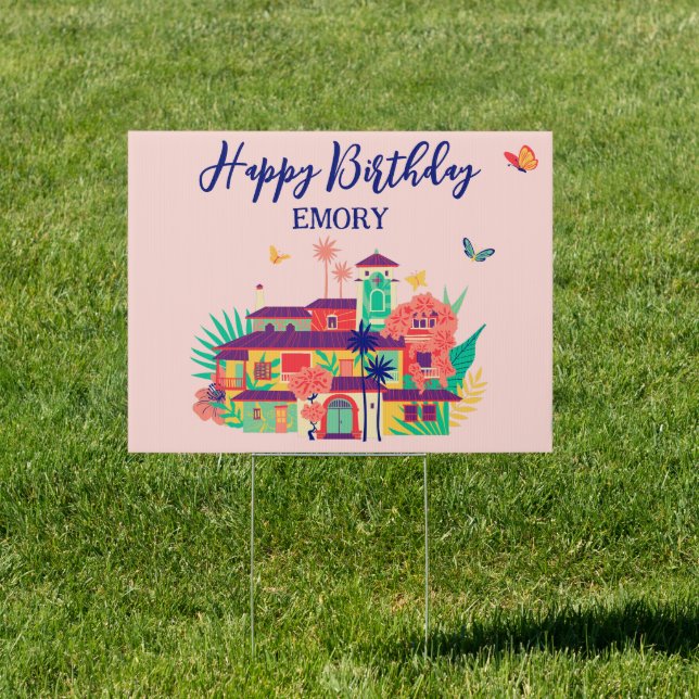 Encanto Magical Casa Madrigal Birthday Sign (Insitu)