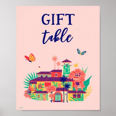 Encanto Magical Casa Madrigal Gift Table Poster